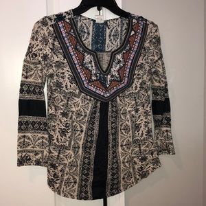 Anthropologie Peasant Inspired Top
